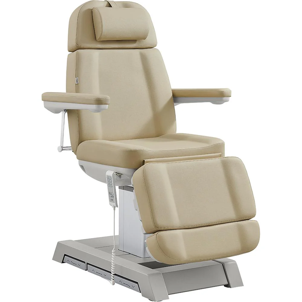Sydney Medical Chair - 4 Motors with Electrical Hand and Foot Remote Control - Beige / Available in White, Black, Gray and Beige by DIR Salon Furniture