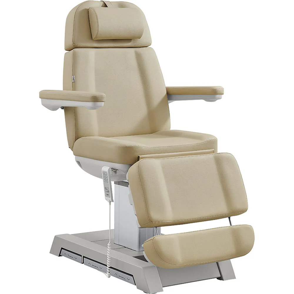 Sydney Medical Chair - 4 Motors with Electrical Hand and Foot Remote Control - Beige / Available in White, Black, Gray and Beige by DIR Salon Furniture - Image 10