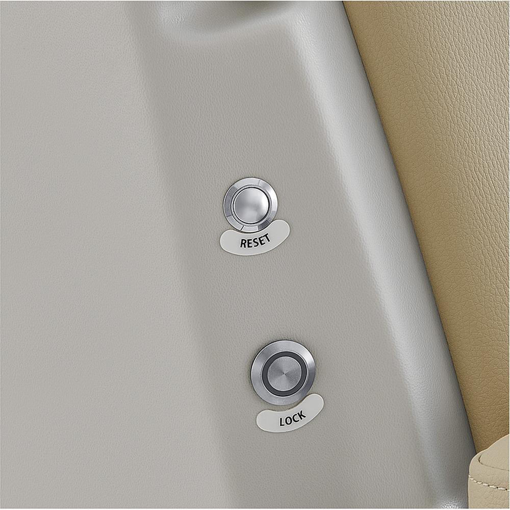 Sydney Medical Chair - 4 Motors with Electrical Hand and Foot Remote Control - Beige / Available in White, Black, Gray and Beige by DIR Salon Furniture - Image 16