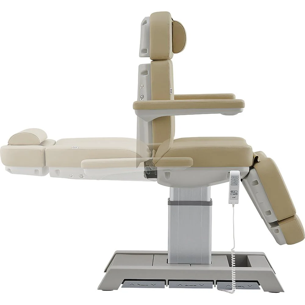 Sydney Medical Chair - 4 Motors with Electrical Hand and Foot Remote Control - Beige / Available in White, Black, Gray and Beige by DIR Salon Furniture - Image 4