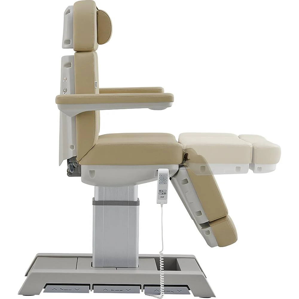 Sydney Medical Chair - 4 Motors with Electrical Hand and Foot Remote Control - Beige / Available in White, Black, Gray and Beige by DIR Salon Furniture - Image 5