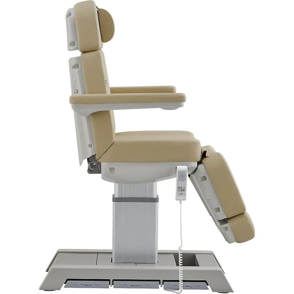 Sydney Medical Chair - 4 Motors with Electrical Hand and Foot Remote Control - Beige / Available in White, Black, Gray and Beige by DIR Salon Furniture - Image 8