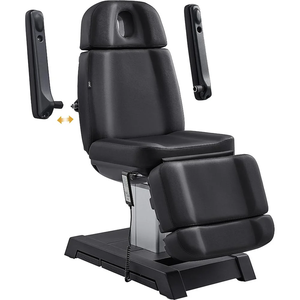 Sydney Medical Chair - 4 Motors with Electrical Hand and Foot Remote Control - Black / Available in White, Black, Gray and Beige by DIR Salon Furniture - Image 11