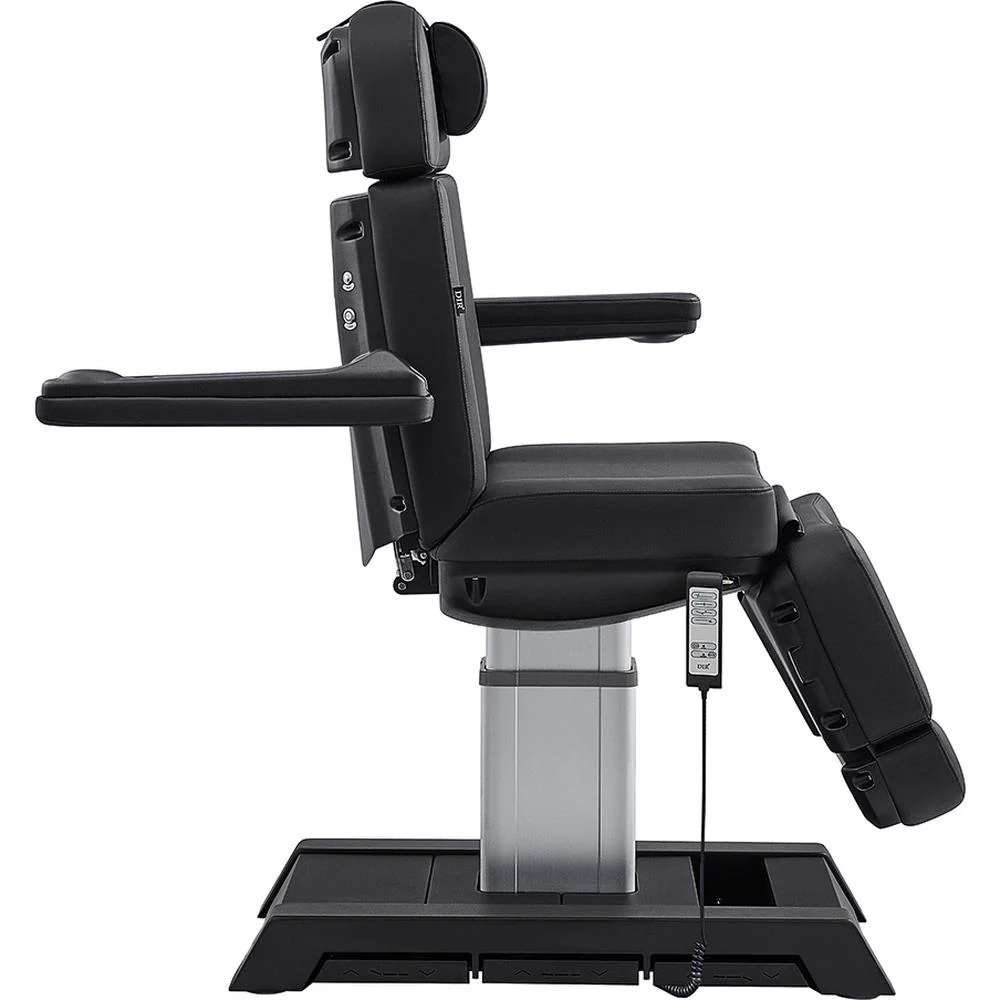 Sydney Medical Chair - 4 Motors with Electrical Hand and Foot Remote Control - Black / Available in White, Black, Gray and Beige by DIR Salon Furniture - Image 12