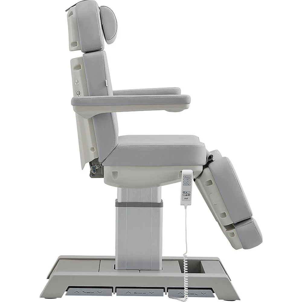 Sydney Medical Chair - 4 Motors with Electrical Hand and Foot Remote Control - Gray / Available in White, Black, Gray and Beige by DIR Salon Furniture - Image 8