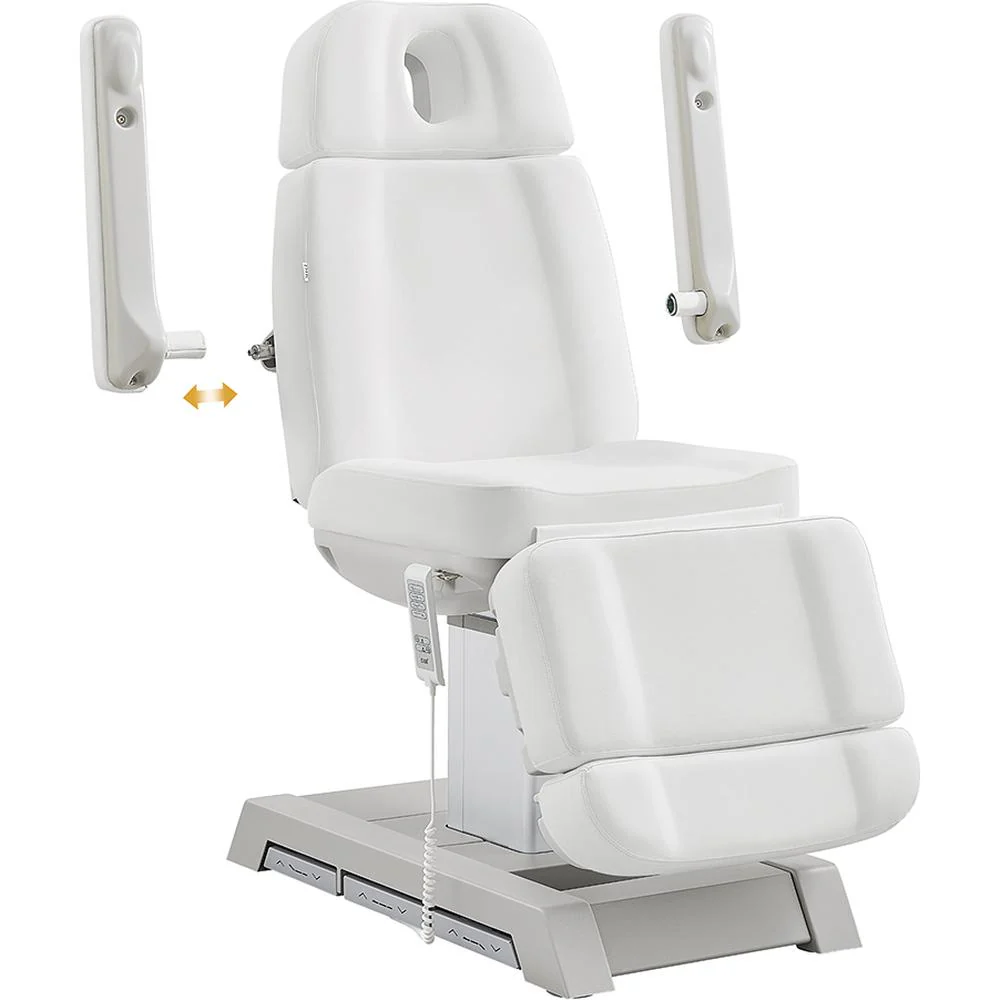 Sydney Medical Chair - 4 Motors with Electrical Hand and Foot Remote Control - White / Available in White, Black, Gray and Beige by DIR Salon Furniture - Image 11