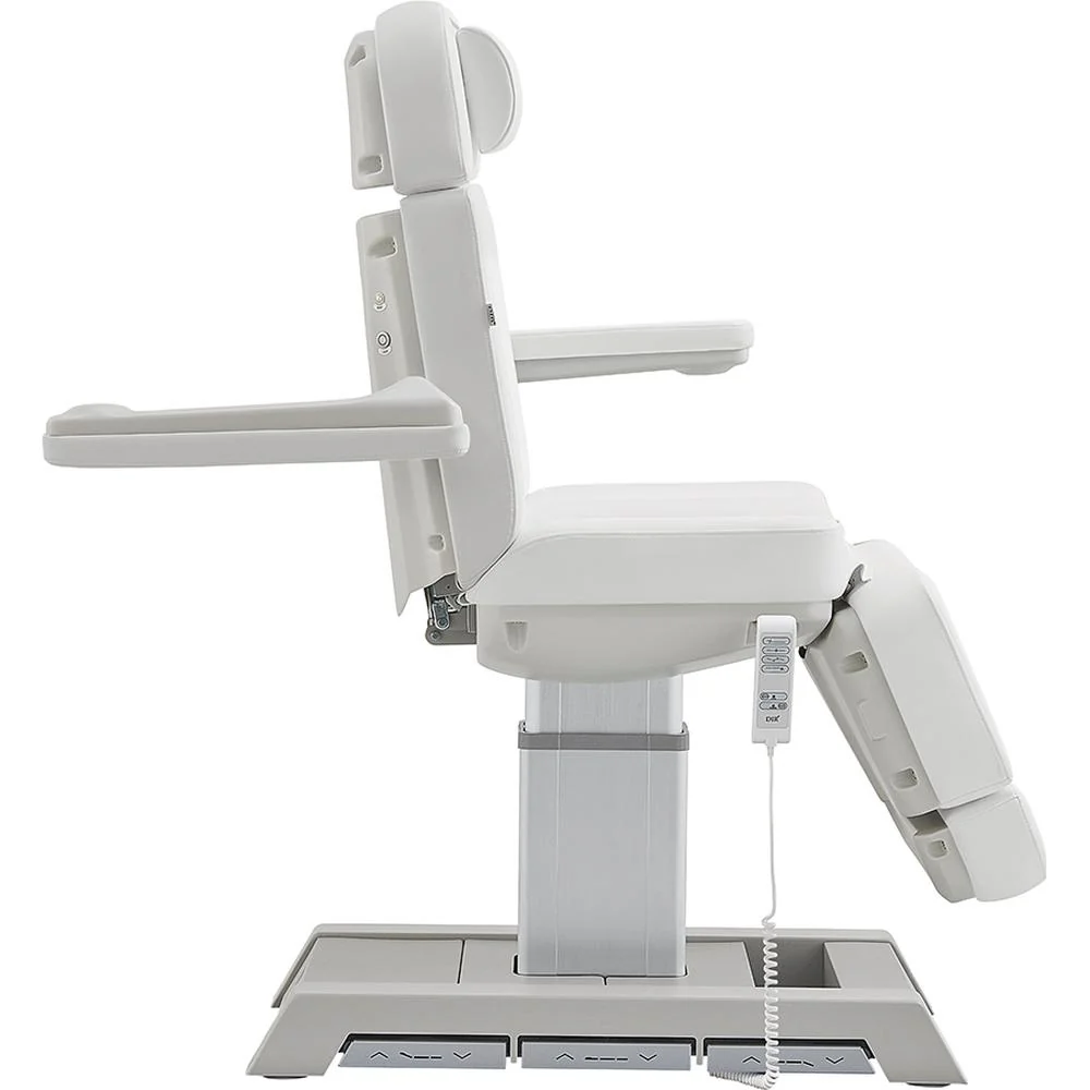 Sydney Medical Chair - 4 Motors with Electrical Hand and Foot Remote Control - White / Available in White, Black, Gray and Beige by DIR Salon Furniture - Image 12