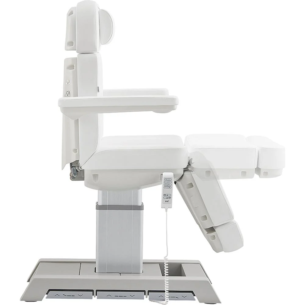 Sydney Medical Chair - 4 Motors with Electrical Hand and Foot Remote Control - White / Available in White, Black, Gray and Beige by DIR Salon Furniture - Image 5