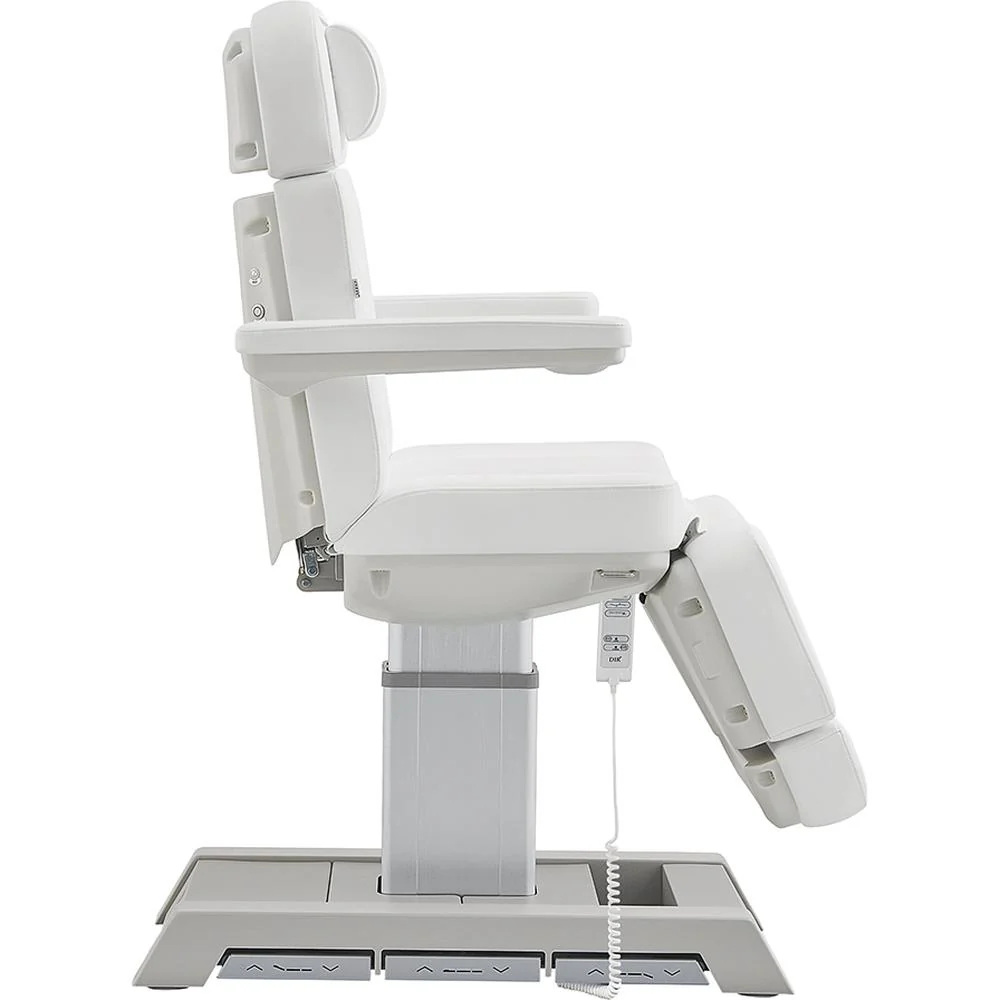 Sydney Medical Chair - 4 Motors with Electrical Hand and Foot Remote Control - White / Available in White, Black, Gray and Beige by DIR Salon Furniture - Image 8