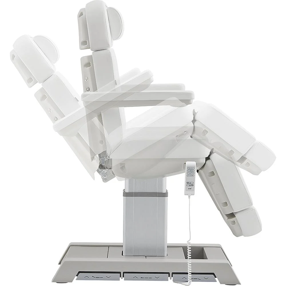 Sydney Medical Chair - 4 Motors with Electrical Hand and Foot Remote Control - White / Available in White, Black, Gray and Beige by DIR Salon Furniture - Image 9
