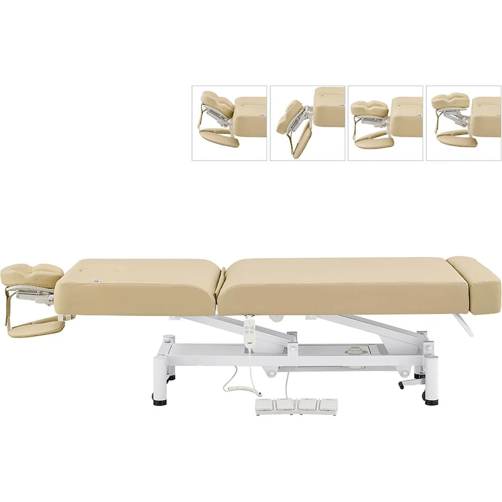 WellRelax Treatment Table - Beige / Available in White, Black, Gray and Beige by DIR Salon Furniture - Image 2