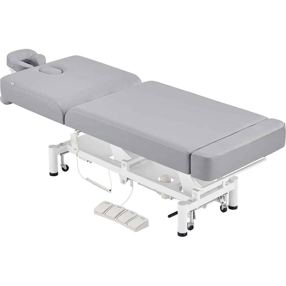 WellRelax Treatment Table - Gray / Available in White, Black, Gray and Beige by DIR Salon Furniture