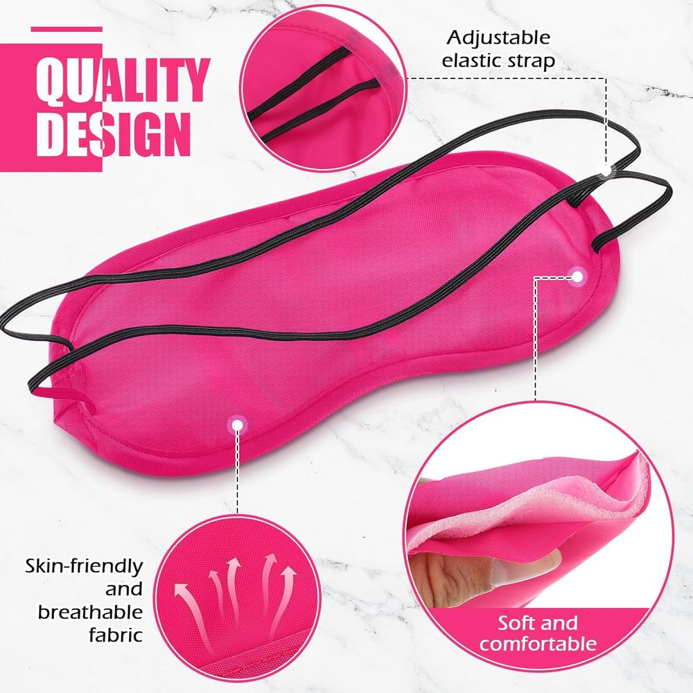 Disposable Spa Eye Masks - Rose - Case of 200 Masks - Individually Wrapped - Ideal for Relaxation & Client Comfort - Image 3
