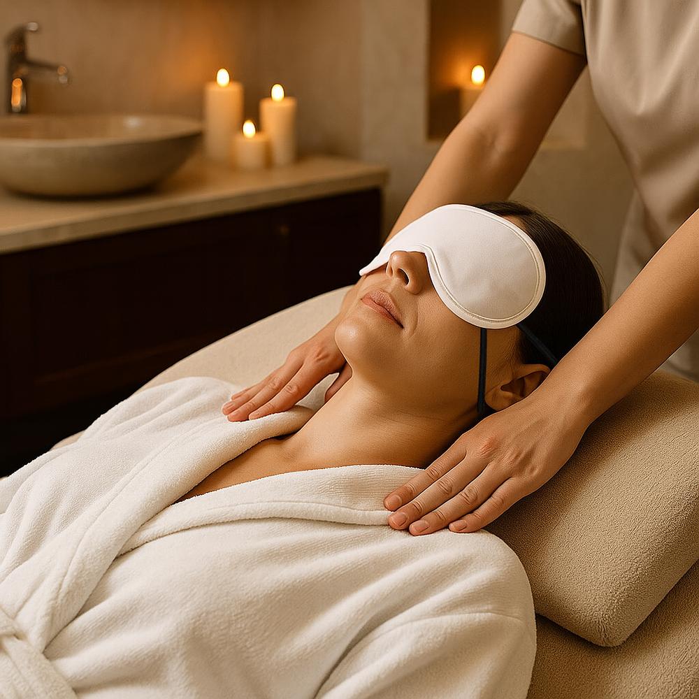 Disposable Spa Eye Masks - White - Case of 200 Masks - Individually Wrapped - Ideal for Relaxation & Client Comfort