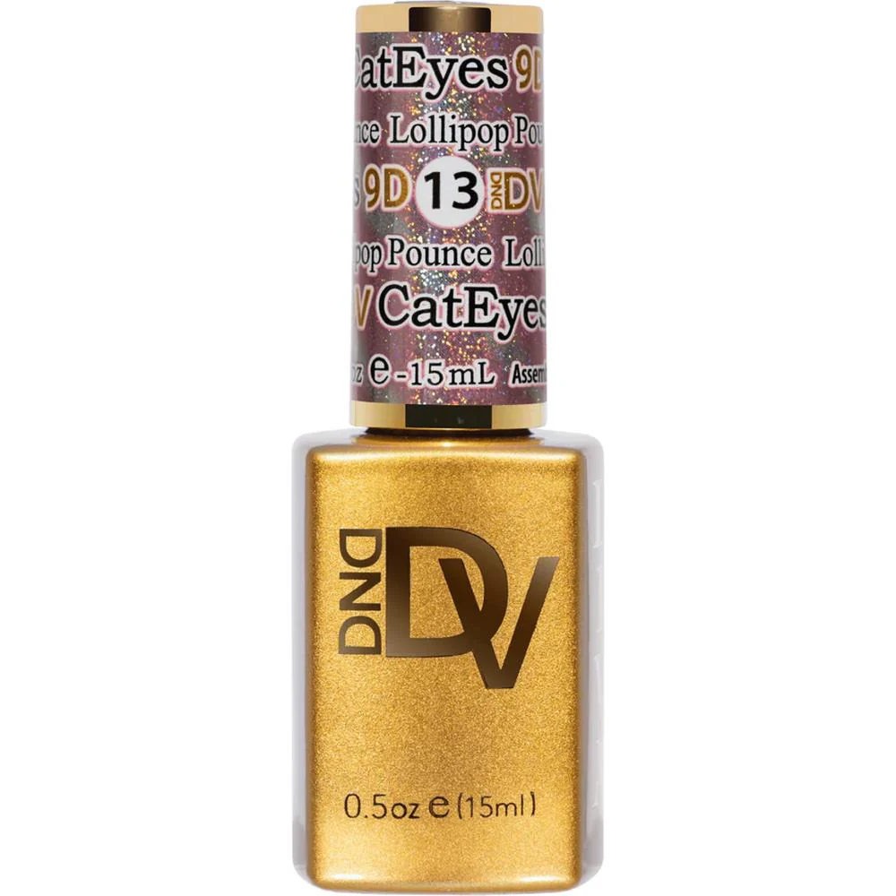 Diva 9D Cat Eye Gel #13 - Lollipop Pounce / 0.5 oz. - 15 mL. - Image 2