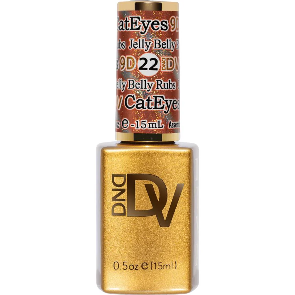Diva 9D Cat Eye Gel #22 - Jelly Belly Rubs / 0.5 oz. - 15 mL. - Image 2