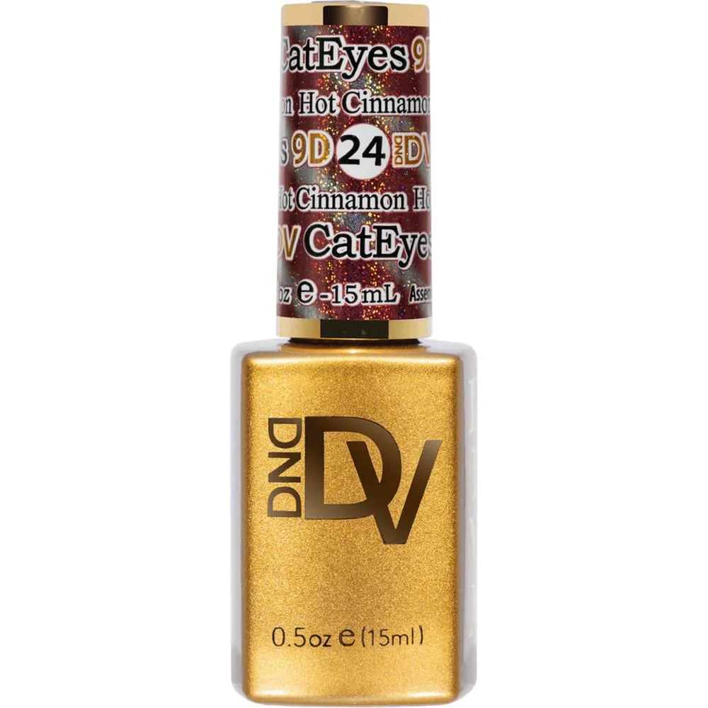Diva 9D Cat Eye Gel #24 - Hot Cinnamon / 0.5 oz. - 15 mL. - Image 2