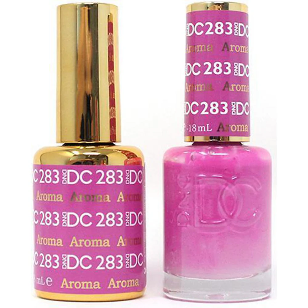 DND DC Duo Gel - #283 Aroma / Soak-Off Gel Polish 0.5 oz. + Nail Lacquer 0.5 oz.