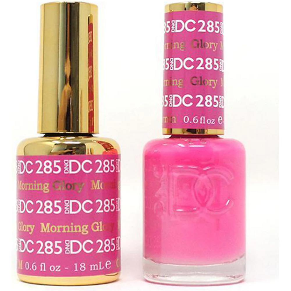 DND DC Duo Gel - #285 Morning Glory / Soak-Off Gel Polish 0.5 oz. + Nail Lacquer 0.5 oz.