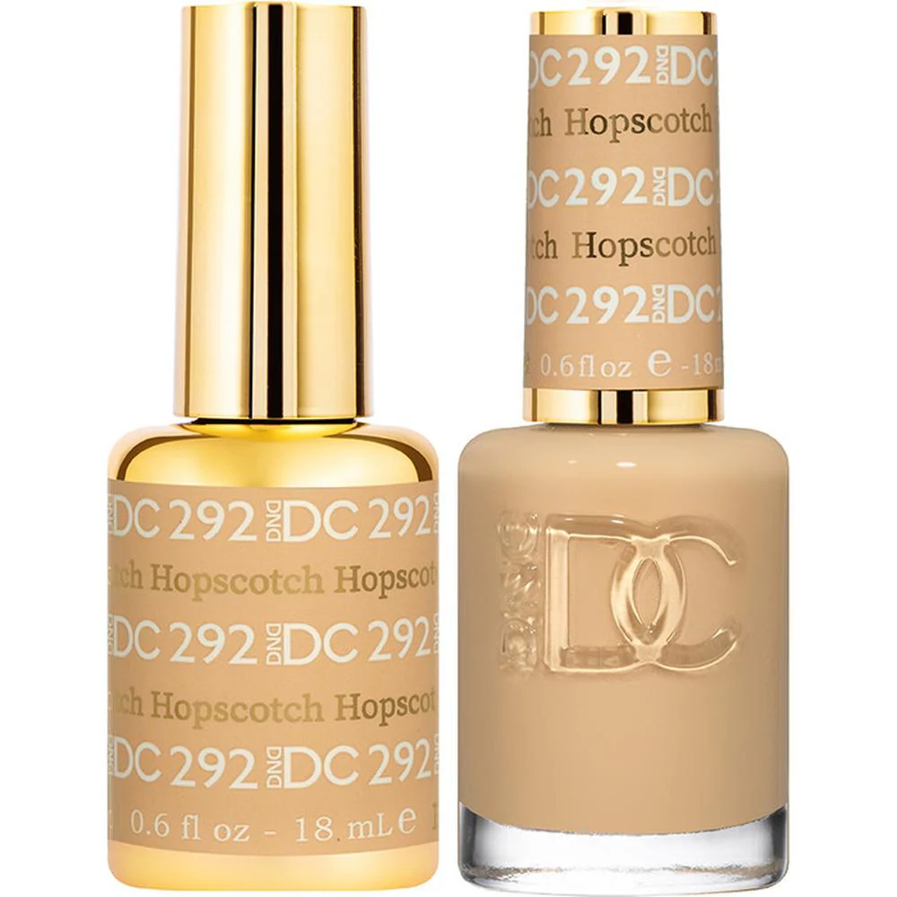 DND DC Duo Gel - #292 Hopscotch / Soak-Off Gel Polish 0.6 oz. + Nail Lacquer 0.6 oz.
