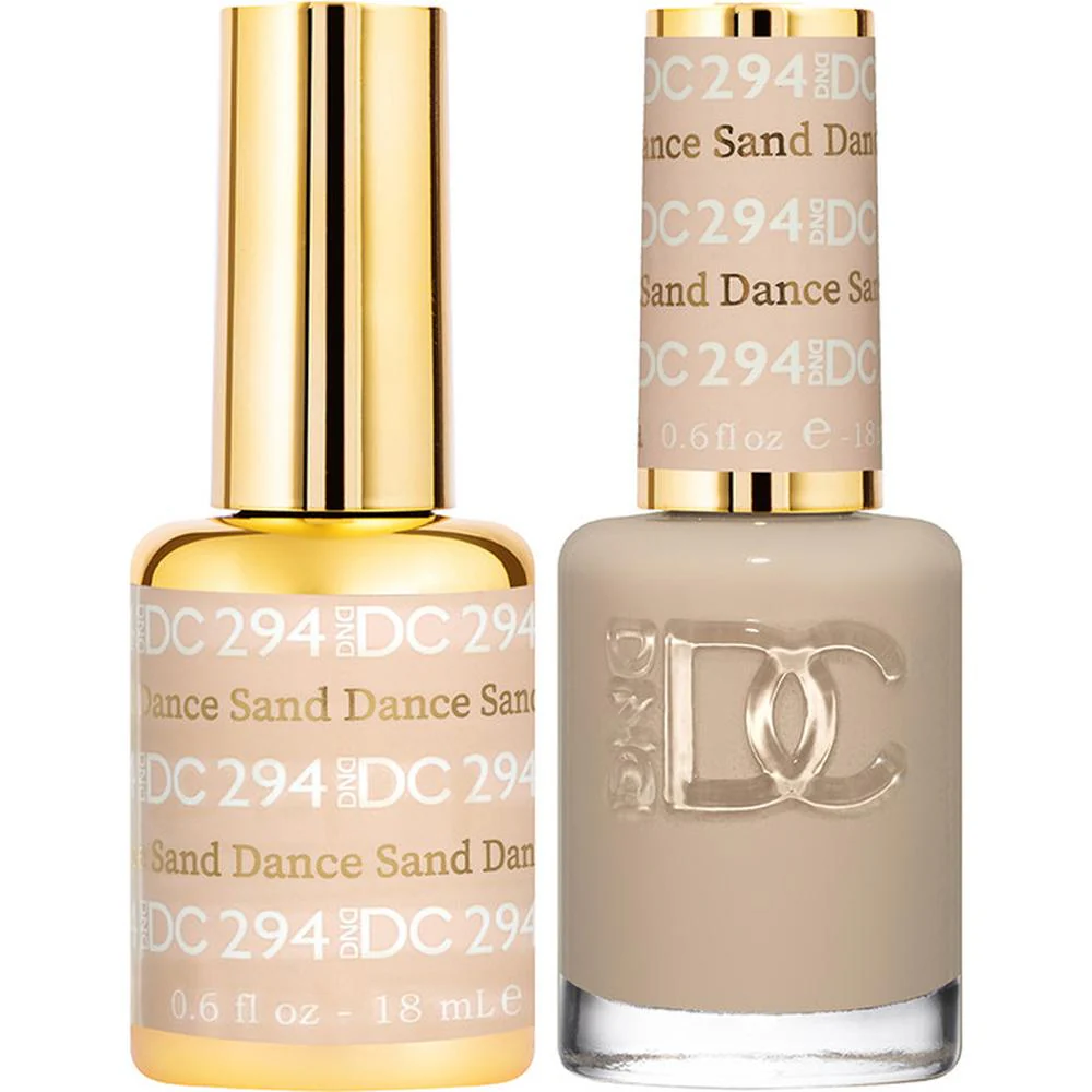 DND DC Duo Gel - #294 Sand Dance / Soak-Off Gel Polish 0.6 oz. + Nail Lacquer 0.6 oz.