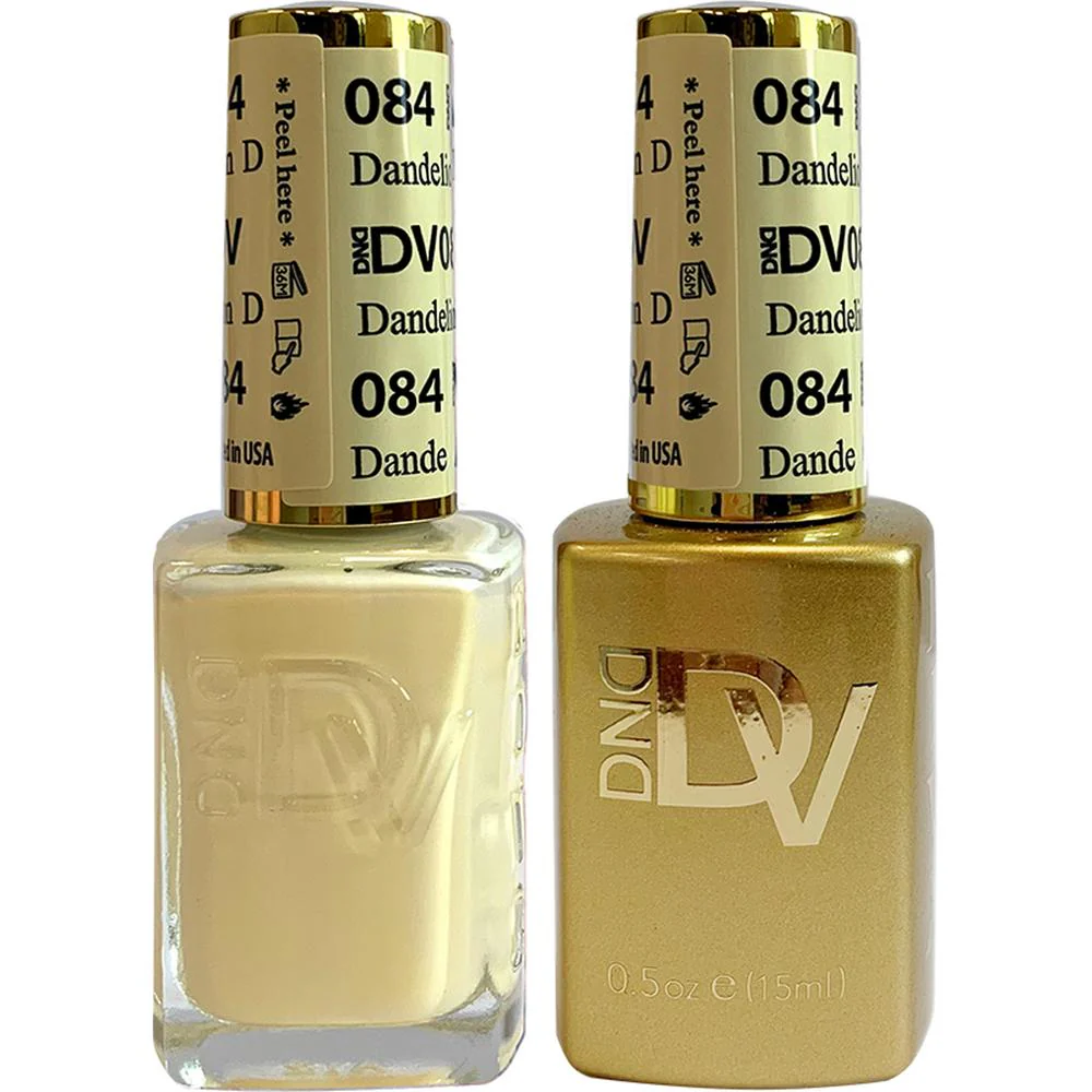 DND Diva Duo Gel - #084 - Dandelion / Soak-Off Gel Polish 0.5 oz. + Nail Lacquer 0.5 oz.