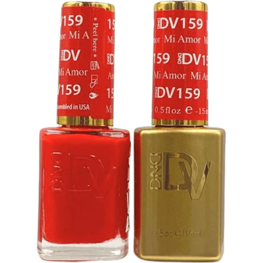 DND Diva Duo Gel - #159 - Mi Amor / Soak-Off Gel Polish 0.5 oz. + Nail Lacquer 0.5 oz.