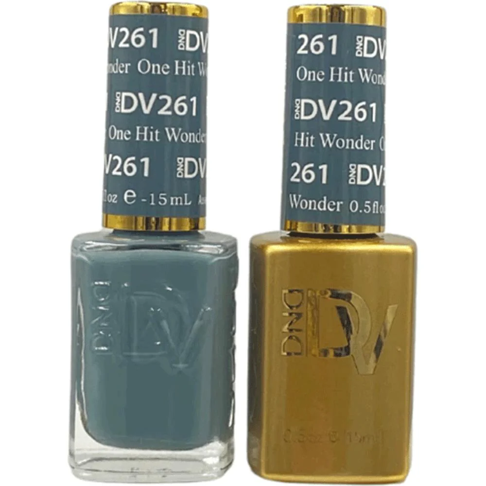 DND Diva Duo Gel - #261 - One Hit Wonder / Soak-Off Gel Polish 0.5 oz. + Nail Lacquer 0.5 oz.