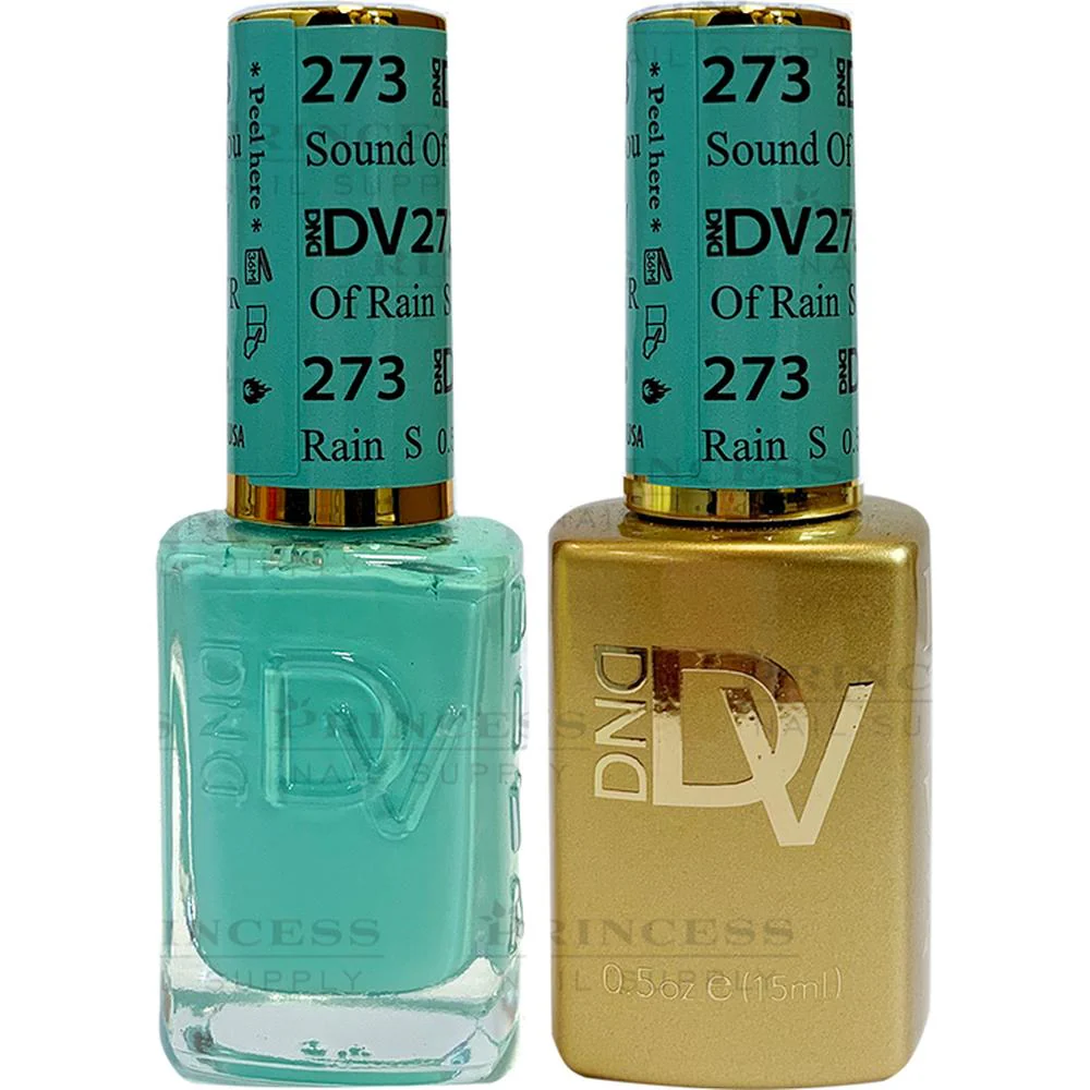DND Diva Duo Gel - #273 - Sound of Rain / Soak-Off Gel Polish 0.5 oz. + Nail Lacquer 0.5 oz.