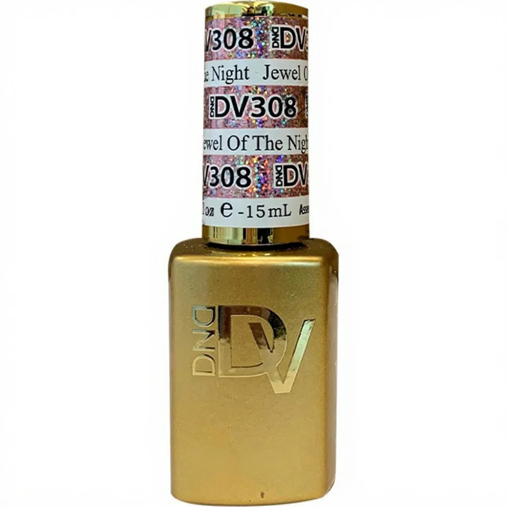 DND Diva Gel #308 Jewel Of The Night / 0.5 oz. - 15 mL.