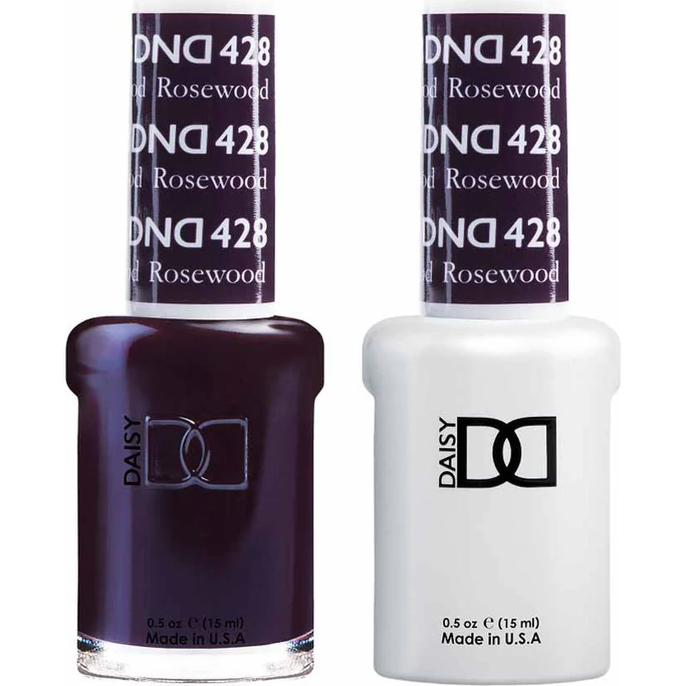 DND Duo - #428 Rosewood / Soak-Off Gel Polish 0.5 oz. + Nail Lacquer 0.5 oz.