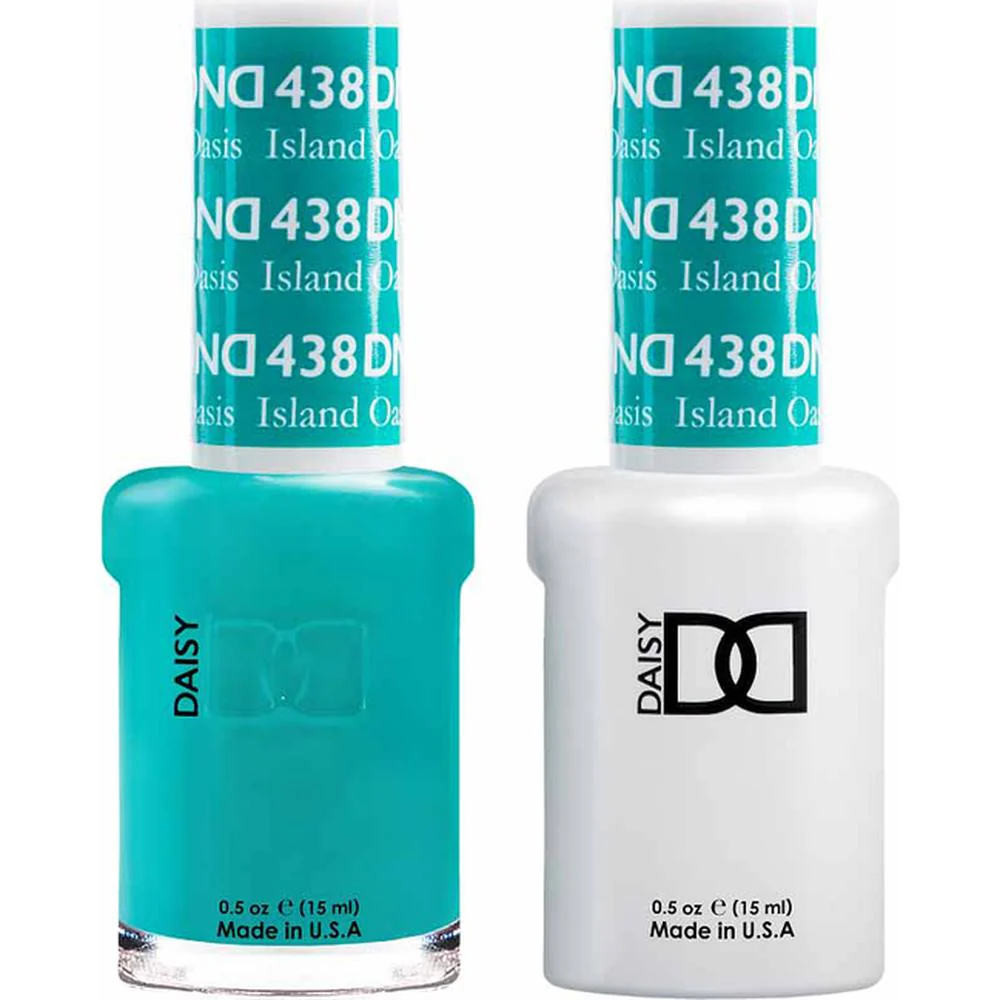 DND Duo - #438 Island Oasis / Soak-Off Gel Polish 0.5 oz. + Nail Lacquer 0.5 oz.