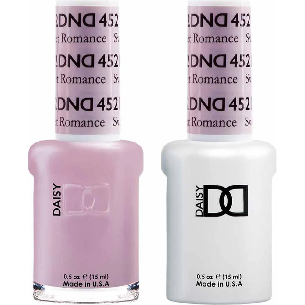 DND Duo - #452 Sweet Romance / Soak-Off Gel Polish 0.5 oz. + Nail Lacquer 0.5 oz.
