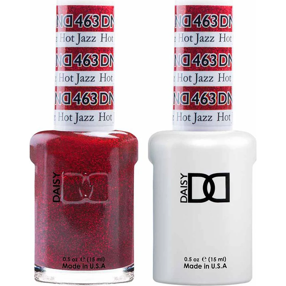 DND Duo - #463 Hot Jazz / Soak-Off Gel Polish 0.5 oz. + Nail Lacquer 0.5 oz.