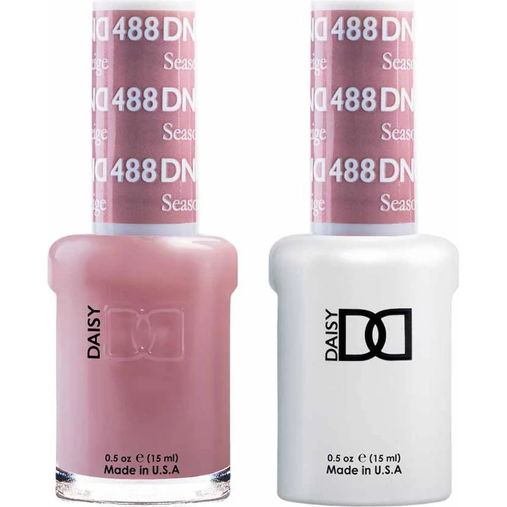 DND Duo - #488 Season Beige / Soak-Off Gel Polish 0.5 oz. + Nail Lacquer 0.5 oz.