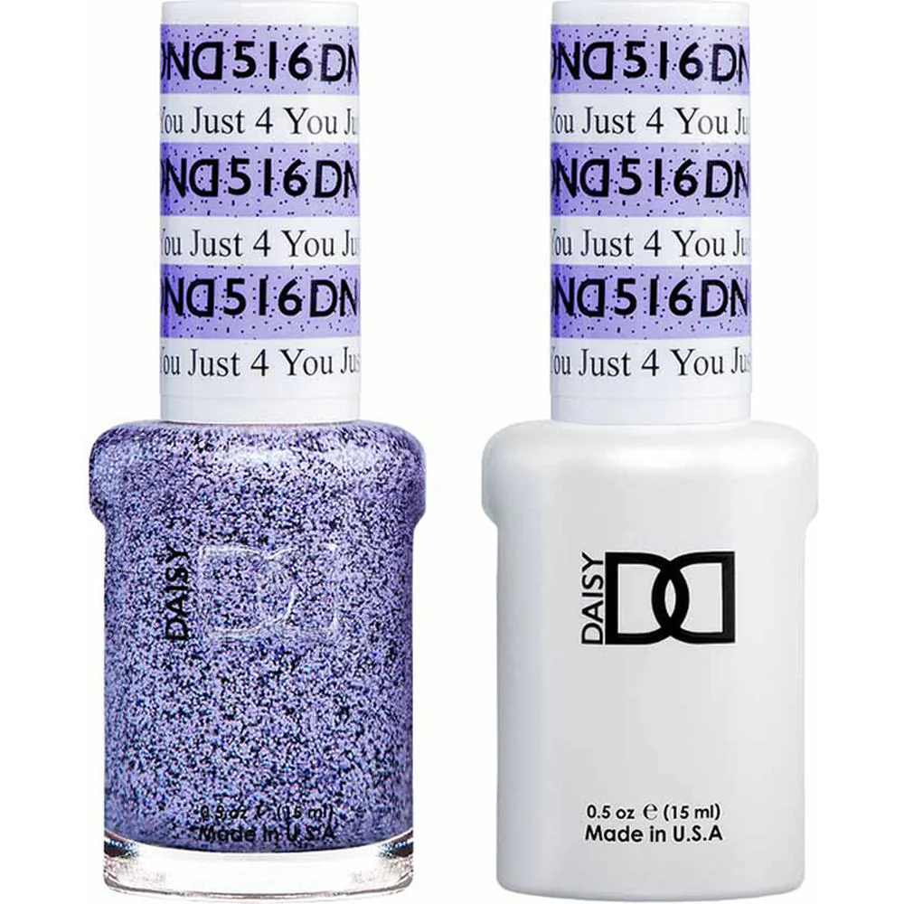 DND Duo - #516 Just 4 You / Soak-Off Gel Polish 0.5 oz. + Nail Lacquer 0.5 oz.