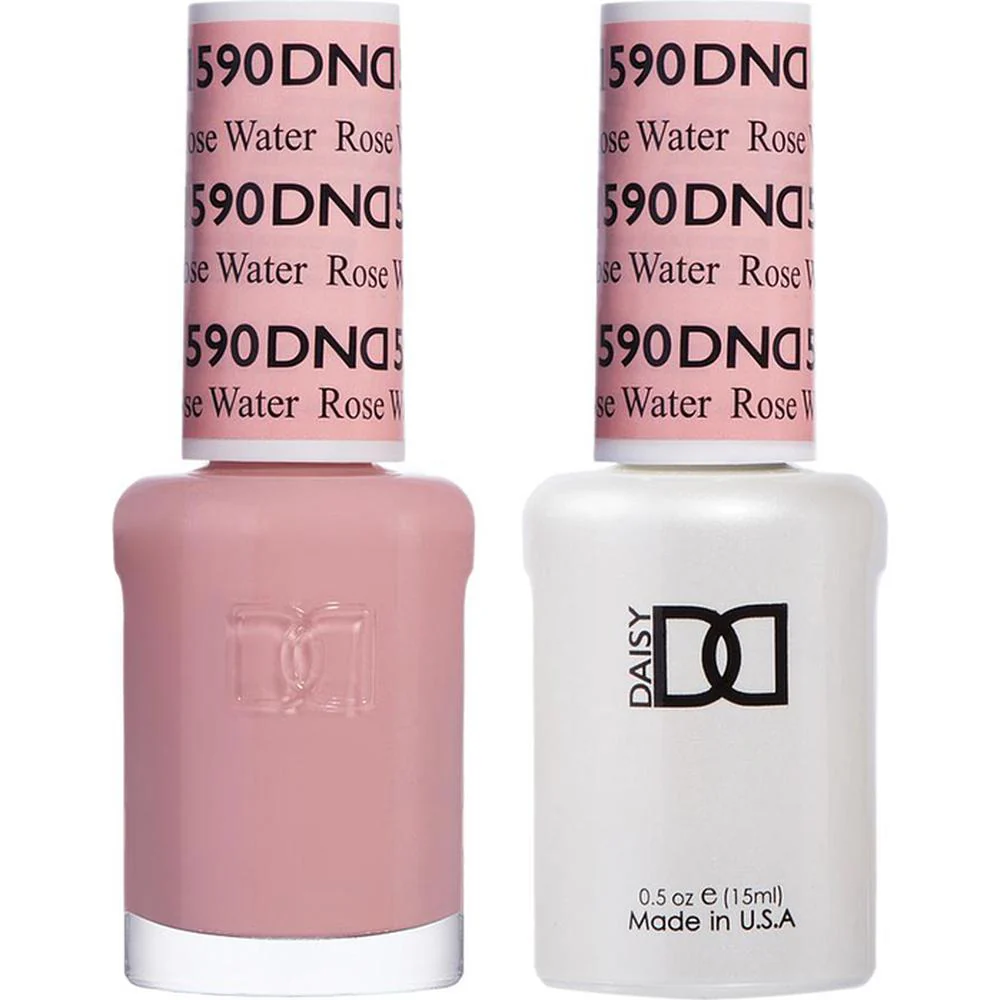 DND Duo - #590 Rose Water / Soak-Off Gel Polish 0.5 oz. + Nail Lacquer 0.5 oz.