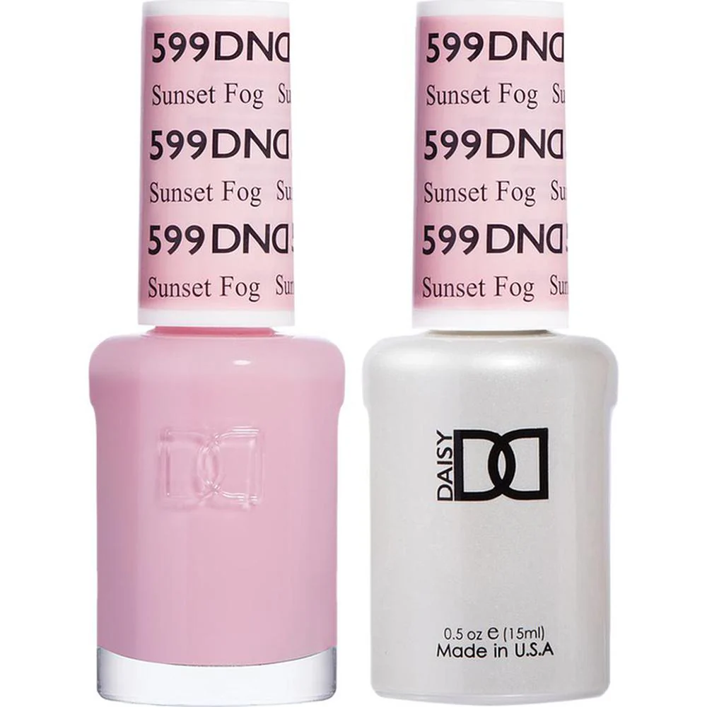 DND Duo - #599 Sunset Fog / Soak-Off Gel Polish 0.5 oz. + Nail Lacquer 0.5 oz.