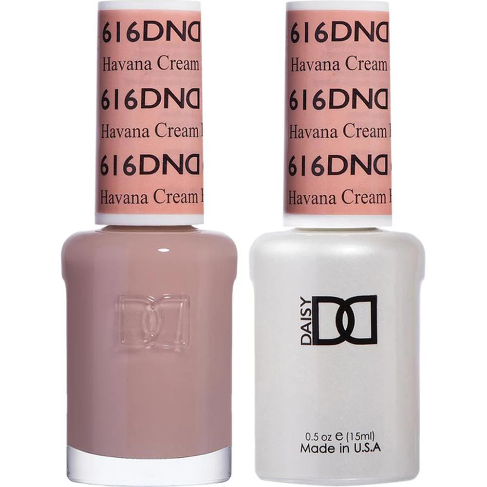 DND Duo - #616 Havana Cream / Soak-Off Gel Polish 0.5 oz. + Nail Lacquer 0.5 oz.