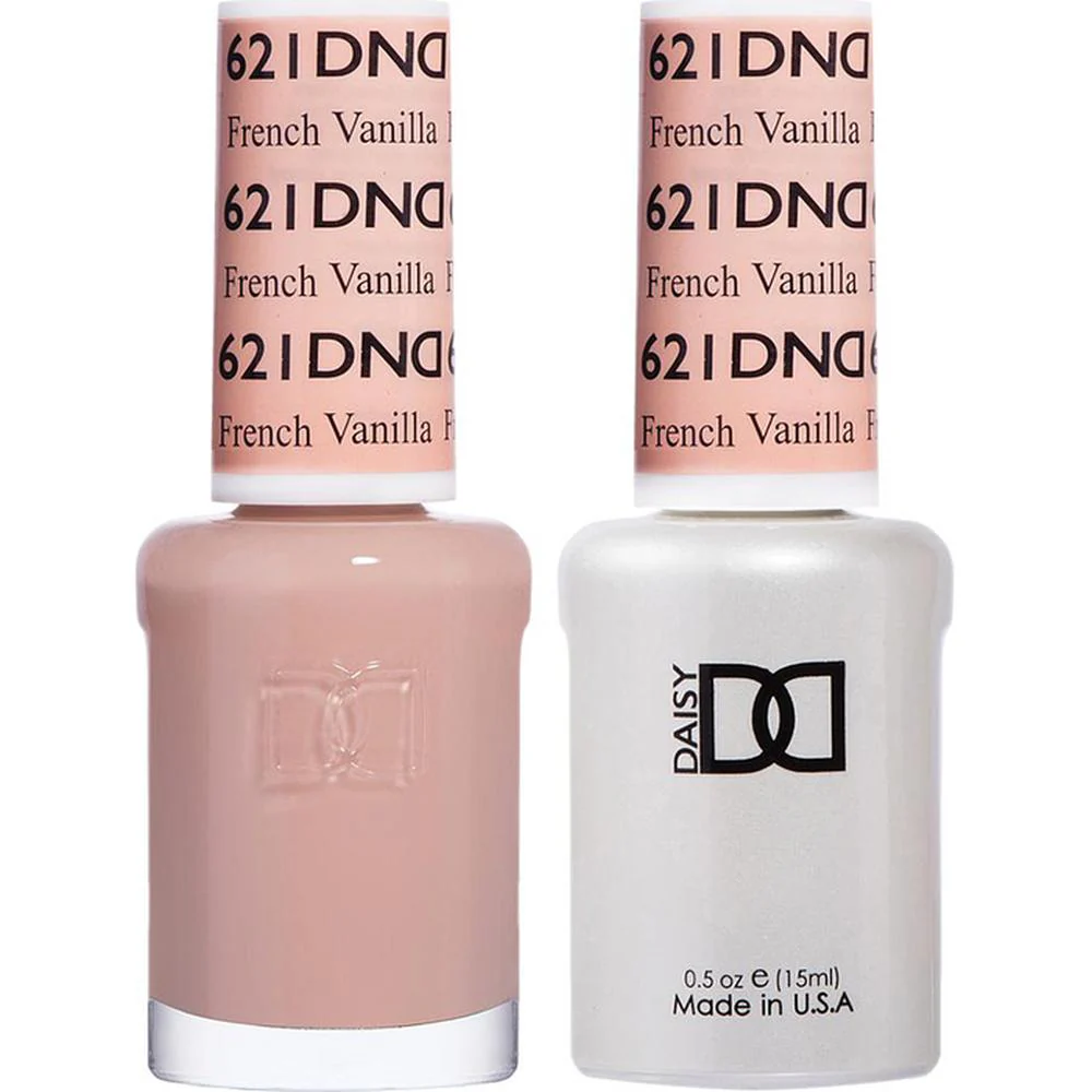 DND Duo - #621 French Vanilla / Soak-Off Gel Polish 0.5 oz. + Nail Lacquer 0.5 oz.