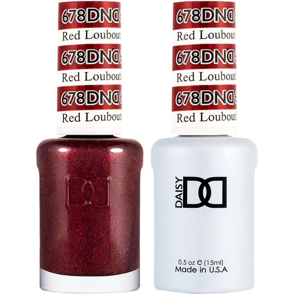 DND Duo - #678 Red Louboutin / Soak-Off Gel Polish 0.5 oz. + Nail Lacquer 0.5 oz.