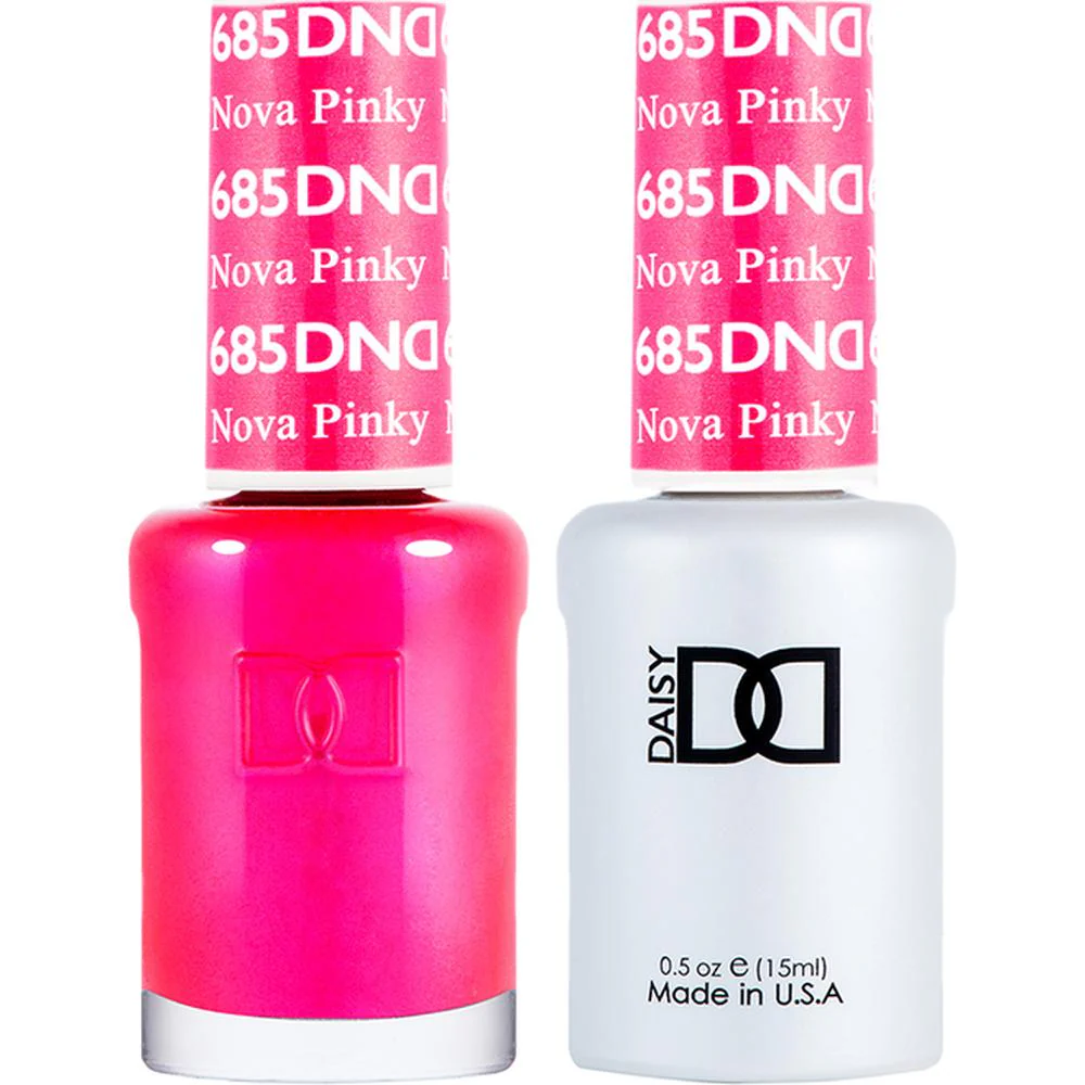 DND Duo - #685 Nova Pinky / Soak-Off Gel Polish 0.5 oz. + Nail Lacquer 0.5 oz.