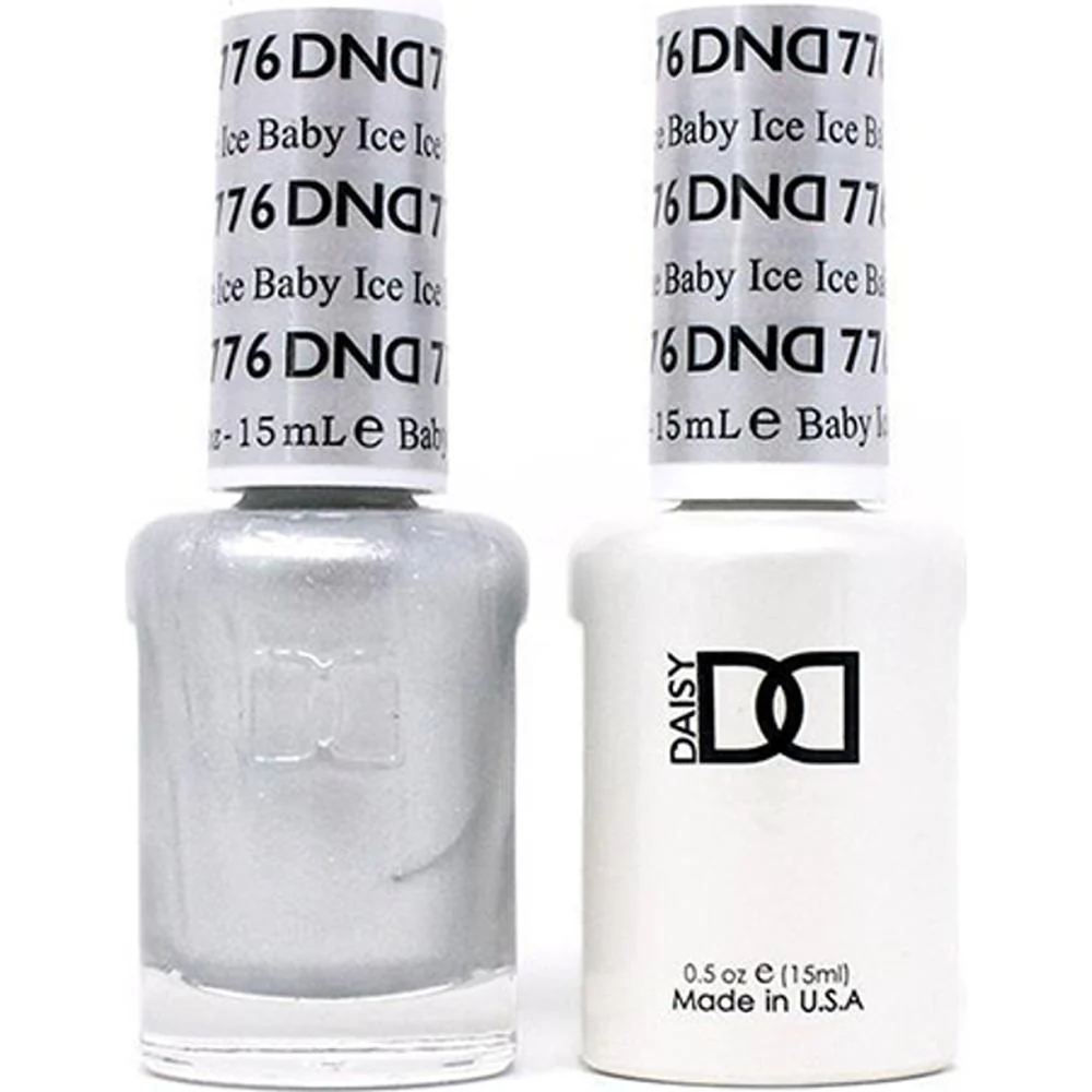 DND Duo - #776 Ice Ice Baby / Soak-Off Gel Polish 0.5 oz. + Nail Lacquer 0.5 oz.