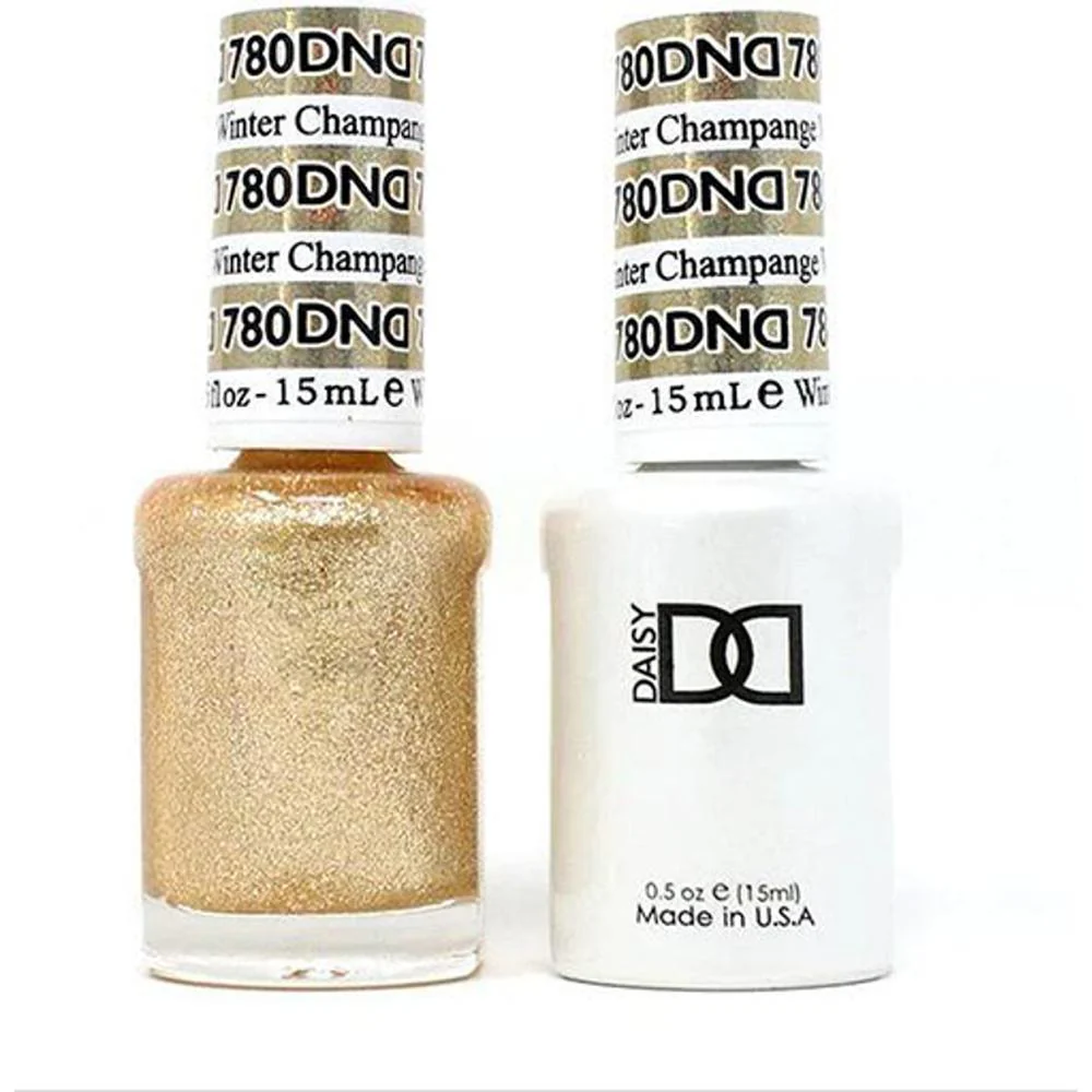 DND Duo - #780 Champagne Winter / Soak-Off Gel Polish 0.5 oz. + Nail Lacquer 0.5 oz.