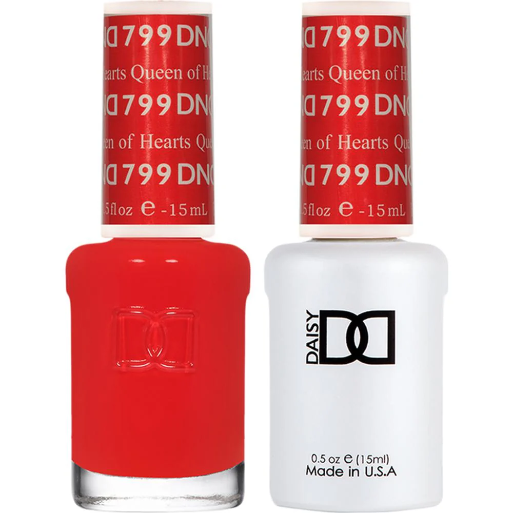DND Duo - #799 Queen of Hearts / Soak-Off Gel Polish 0.5 oz. + Nail Lacquer 0.5 oz.
