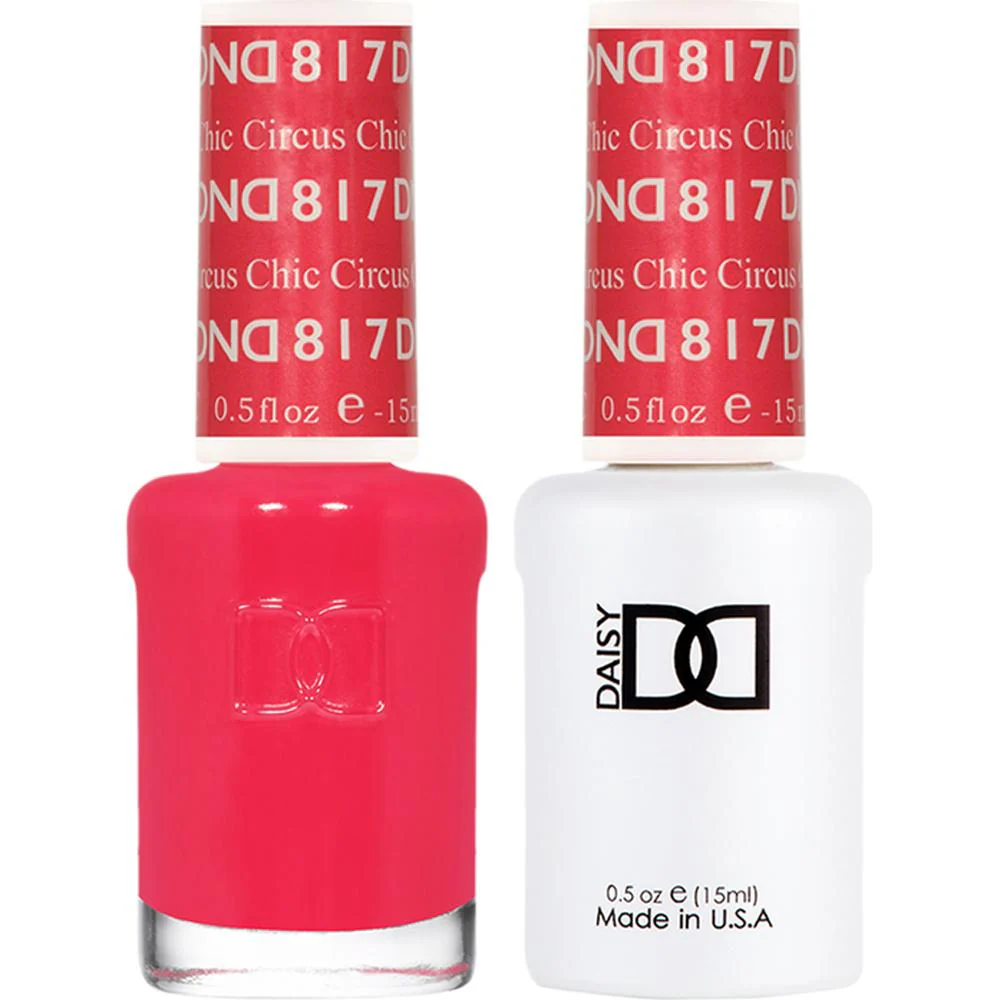 DND Duo - #817 Circus Chic / Soak-Off Gel Polish 0.5 oz. + Nail Lacquer 0.5 oz.