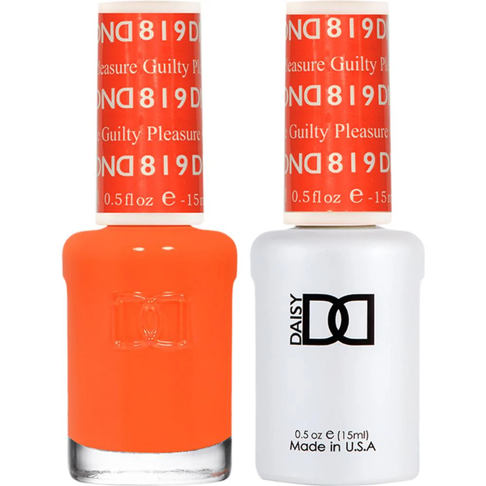 DND Duo - #819 Guilty Pleasure / Soak-Off Gel Polish 0.5 oz. + Nail Lacquer 0.5 oz.