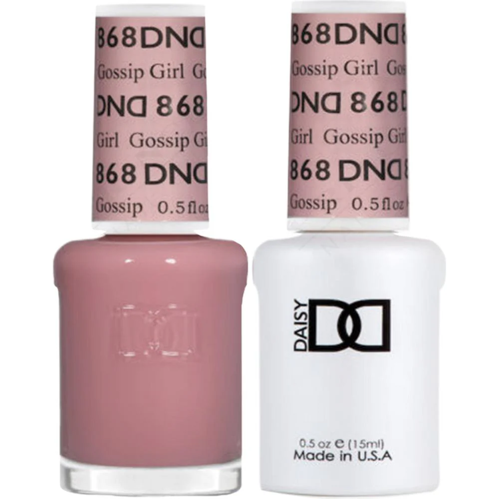 DND Duo - #868 Gossip Girl / Soak-Off Gel Polish 0.5 oz. + Nail Lacquer 0.5 oz.