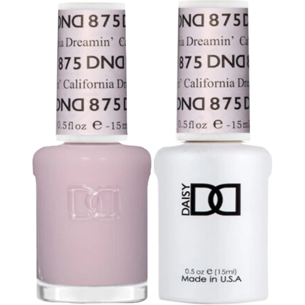 DND Duo - #875 California Dreamin / Soak-Off Gel Polish 0.5 oz. + Nail Lacquer 0.5 oz.