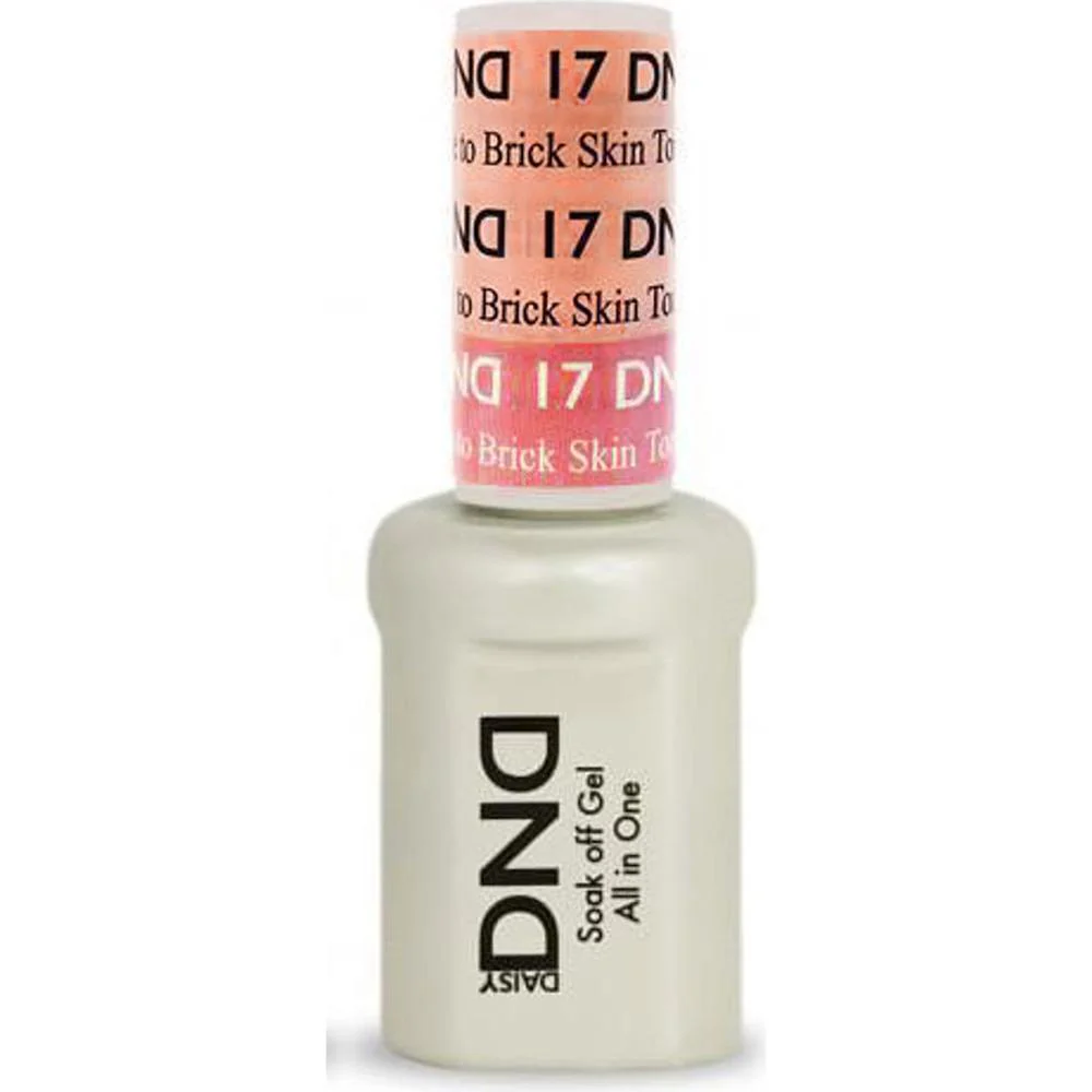 DND Mood Gel - Soak-Off Gel Polish - DND#17 Skin Tone To Brick Skin / 0.5 oz.